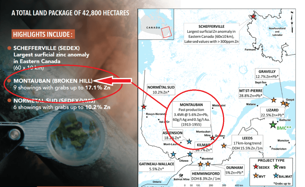ESGold Corp Broken hill type